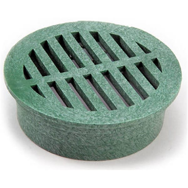 Homestead 16 3 in. Green Round Structural Foam Polyolefin Grate HO698394 - main